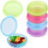 4 Pcs Mini Pill Organizer: Cute Portable Pill Case for Pocket Purse Travel Storage Containers, Earplug Case, Medicine