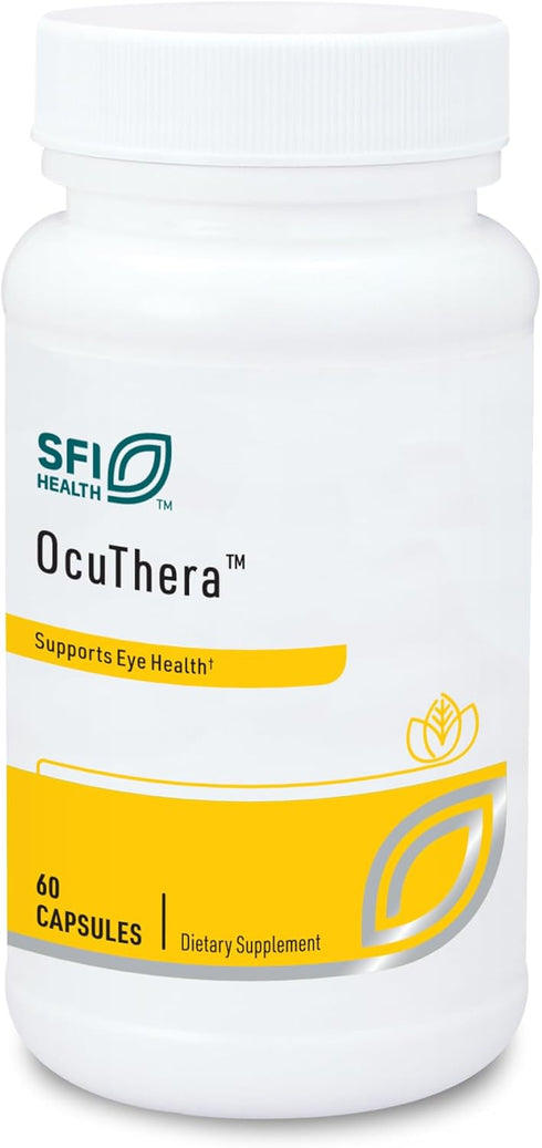 Klaire Labs Ocuthera, Hypoallergenic Lutein, Zeaxanthin & Bilberry Extract Formula for Antioxidant Eye Support (60