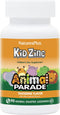 NaturesPlus Animal Parade KidZinc, 90 Lozenges, Tangerine Flavor, Vegan, Gluten Free