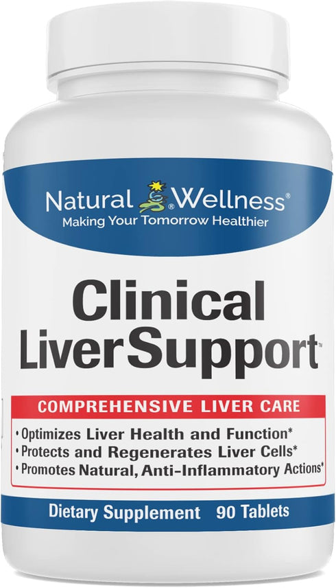Natural Wellness Clinical Liver Support Supplement - Milk Thistle, Curcumin & Alpha R-Lipoic Acid for Maximum Absorption