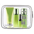 Lermende 2pcs Clear Toiletry Bag, TSA Approved Travel Bag, Quart Sized Makeup Cosmetic Bag, Gray