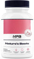 Nature's Pure Blend Organic Beets Capsule, Support Blood Flow, Blood Pressure & Heart Health, Energy Booster