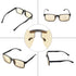 JASHIKA Clip on Blue Light Blocking Gaming Glasses, Anti Blue Ray Video/TV Lenses for Men and Women, UV Blocking