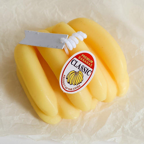 Luxylei Banana Shaped Scented Candle, Fruit Soy Wax Decorative Candle for Table, Aromatherapy Candles for Stress