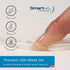 NatraCure Vented Moisturizing Gel Heel Sleeves - 2 Pairs for Cracked Heels, Size Regular