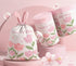 YIHUANYIFA 4 200pcs (4Gallon 200pcs) Gallon Trash Bags Drawstring Tearing-free for Bathroom Office Home Bedroom Trash