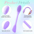 2PCS Manual Facial Cleansing Brush, Silicone 2 in 1 Face Mask Applicator and Scrubber Tool for Exfoliating Makeup