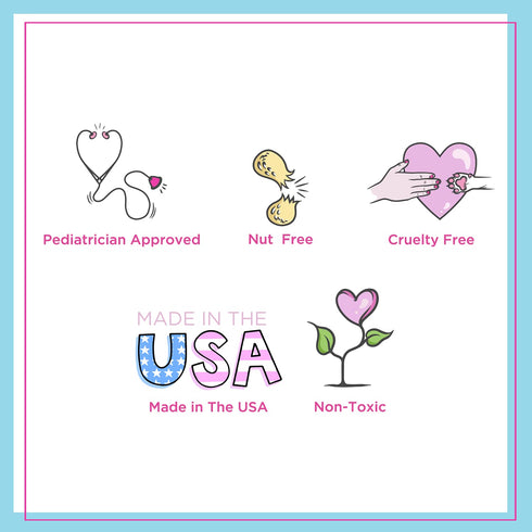Petite 'n Pretty Featherlight Clear Mascara and Brow Gel, Makeup for Kids, Tweens, Teens, Non-Toxic, Made in USA
