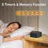 Meditation 30 32 12 5 White Noise Sound Machine Soothing Sounds with Volume Control Night Light Timers Portable Sleep