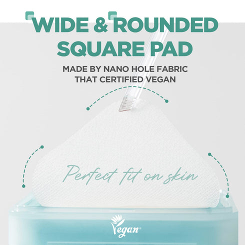 MEDIHEAL Madecassoside Cotton Facial Pads - 100 Pads with Centella Asiatica for Uneven Skin Tone, Vegan