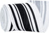 TONIFUL 2.5 Inch Black and White Striped Wired Edge Ribbon, 6 Yds, for Gift Wrapping, Wreath Bows, Crafts