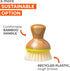 Full Circle, Green Bubble Up Bamboo Dish Brush, White, Model:FC12115G by Full Circle