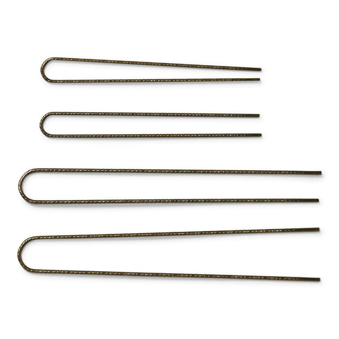MetaGrip Premium Bronze Hair Pins, 175 Count (1 Pack)