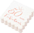 50 and Fabulous Cocktail Napkins - Rose Gold, 50th Birthday Decorations for Women, Folded 5x5 Inches Disposable Party