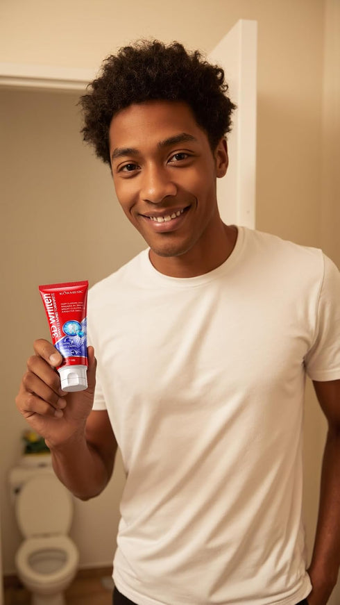 Hyesamyo Teeth Whitening Toothpaste for Gum Care, Fluoride-Free Formula Fights Stains & Tartar, Boosts Oral Health