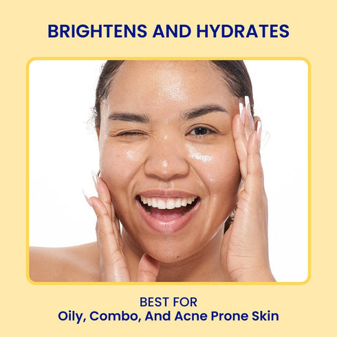FACETORY Be Bright Be You Illuminating Gold Foil Mask - Vitamin C for Oily, Combo, Dry, and Dull Skin, Pack of 10