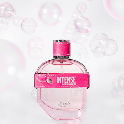 Sapil Perfumes “Intense for Women”, EDP, 3.4 Oz (100 ml), Long Lasting, Fruity Floral Scent from Dubai