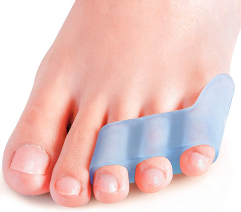 Povihome 10 Pack Pinky Toe Separator for Overlapping Toes, Spacers for Morton's Neuroma Pain Relief