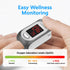 SPA30, SpO2 ThermoBio Fingertip Pulse Oximeter Blood Oxygen Saturation Monitor, Fast Reading Oxygen Meter with Clear