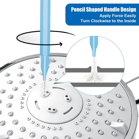 30pcs Shower Head Cleaner Tools, Multi-Sized Brushes for Anti-Clogging Cleaning