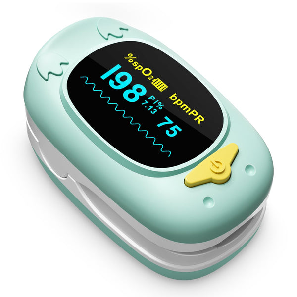 Children Pulse Oximeter Fingertip Pulse Oximeter for Kids Child Blood Oxygen Monitor