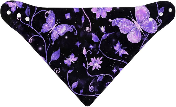 Soft Drooling Snap Bibs for Elderly Women Men Reusable Dining Clothing Protector