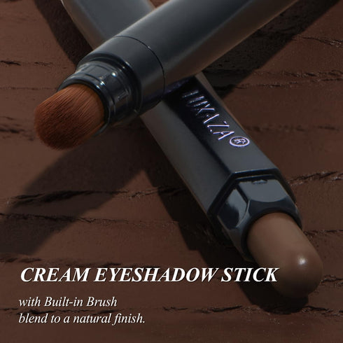 Classic 3PCS Neutral Eyeshadow Stick Makeup Set, Metallic Shimmer Matte Cream Eye Shadow Eyeliner Brightener Pencil Crayon - J2
