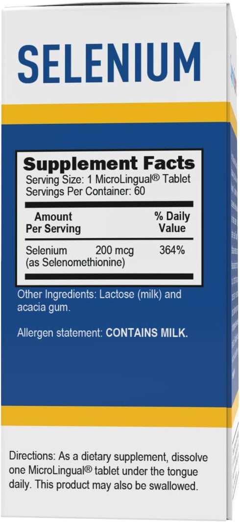 Superior Source Selenium 200 mcg Nutritional Supplements, 60 Count