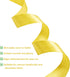 ZHIAXTON 1 Inch, 60 Yellow Ribbon Yards Single Face Yellow Satin Ribbon for Gift Wrapping, Sunflowers Floral Bouquets