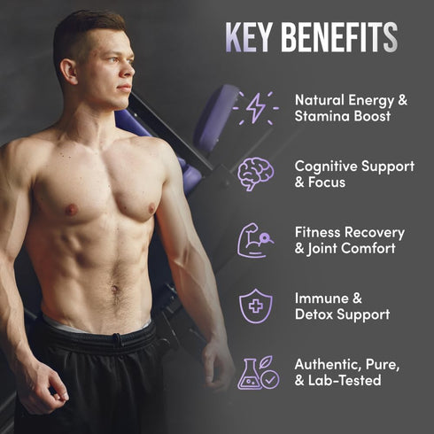 NUTRIVIUM 75% 85+ Immunity 50g Himalayan Shilajit Resin - Fulvic Acid | Natural Energy, Stamina & Vitality Booster |