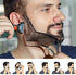 Men's Beard Shaping Tool with Inbuilt Comb for Goatee Mustache Sideburns, Transparent Template (Clear)