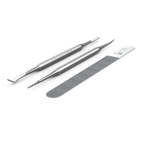 Ingrown Toenail Treatment Tools - Nail Care Kit - Podiatry Tools - Stainless Steel - Pedicure Kit - Ingrown Toenail Removal Kit - Best Toenail File - Toe Nail Corrector