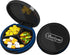 Serfeymi 3 Compartment Waterproof Cute Small Pill Box, Travel Portable Multifunctional Case Holder for Vitamins, Fish