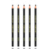 Waterproof Eyebrow Pencil Microblading Supplies, Pull Cord Peel-off Brow Pencil for Long-Lasting Clear Wild Eyebrows (5
