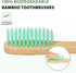 Tetragonal tree 20 Count Set Bamboo Toothbrushes - BPA Free Soft Bristles Natural Toothbrush - Biodegradable