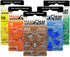 Size 13 PR48 Hearing Aid Batteries - 1.45V Orange Tab (60 Batteries) + Bonus Varta 8 Pack