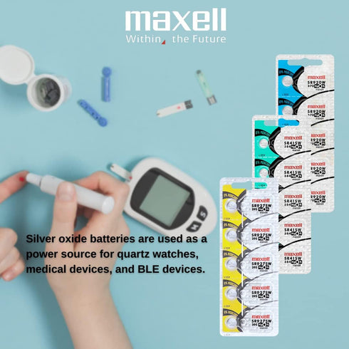 Maxell SR927SW 395 Silver Oxide Watch Battery - Reliable Power Source