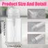 3 Pack Push Down Pump Dispenser, Empty Push Top Bottles for Nail Polish, Makeup Remover, 6.7oz/200ML