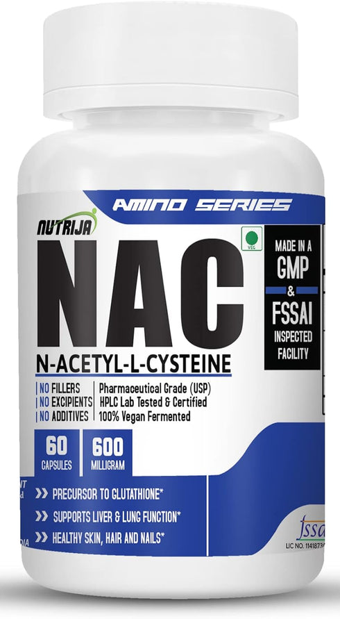 N-Acetyl CYSTEINE (NAC) 600 MG - 60 Capsules