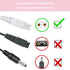Women Shaver USB Charging Cable, Compatible with Finishing Touch Flawless Body Rechargeable Ladies Shaver (2pcs)