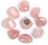 ZenQ 1/2 lb Tumbled Rose Quartz Stones for Wicca, Reiki, Energy Crystal Healing, Natural from Brazil