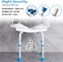 FSA/HSA Eligible Shower Chair for Inside Shower, Shower Stool for Insidetub, Tool-Free Assembly Shower Seat