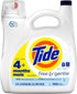 Tide Free & Gentle Liquid Laundry Detergent, 154 fl oz, 107 Loads, HE Compatible