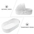Packing, Packaging Cabilock Shower Floral Arrangement Box with Fresh Flower White Paper Wrapping Box for Newborn