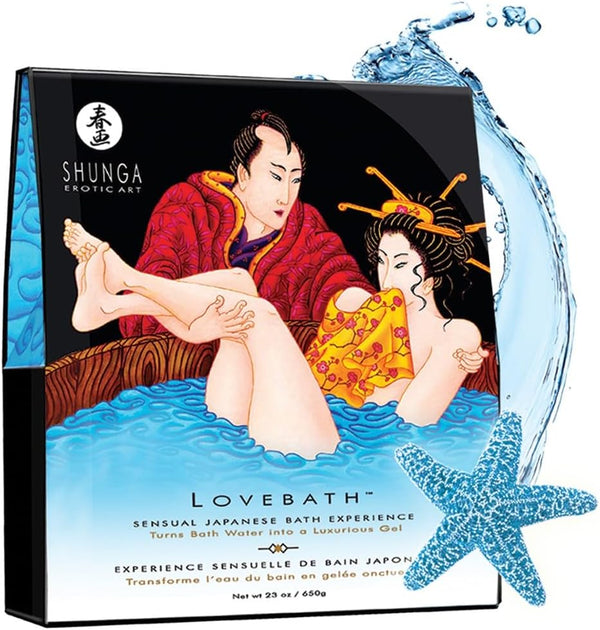 Shunga Lovebath Ocean Temptations Bath Gel, 23 Oz