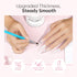 Modelones Clear Acrylic Powder, 4.23oz Large Capacity Professional Nail Powder for 3D French Nail Manicure