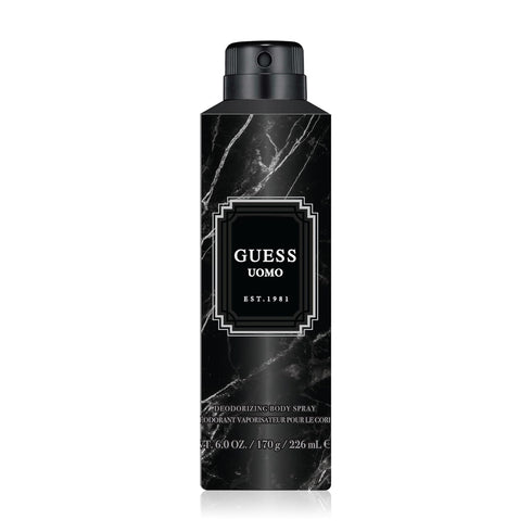 UOMO Deodorizing Body Spray for Men, 6.0 Oz by Guess