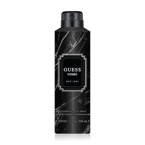 UOMO Deodorizing Body Spray for Men, 6.0 Oz by Guess