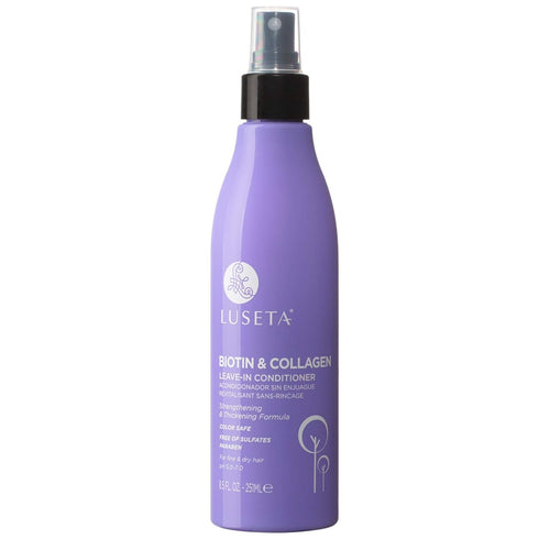Luseta Biotin Leave in Conditioner, Natural Thickening Volume Conditioner for Dry Damaged Hair, 8.5Fl Oz