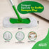 HOMEXCEL Reusable Microfiber Mop Pads for Swiffer Sweeper, Wet & Dry Use, Pack of 4, White